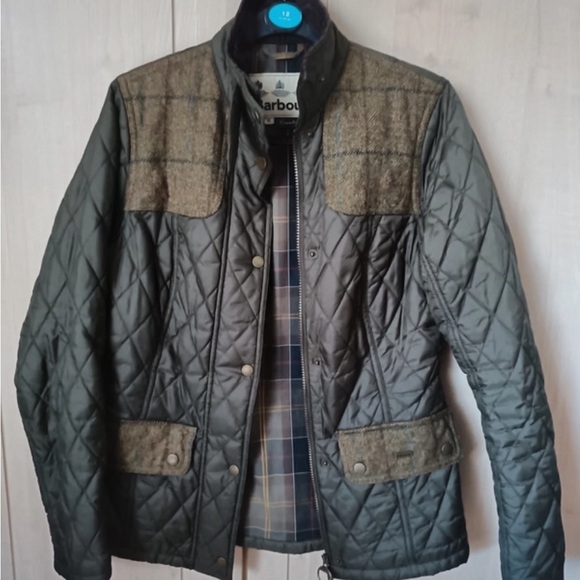 Barbour Jackets & Blazers - Barbour women’s  Quilted tweed Jacket size US6 limited edition